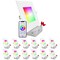 Luxrite 6 Inch Square Smart LED Recessed Lights RGBW Wifi App and Voice 13W 1000LM No Hub Required, 12PK LR22748-12PK - alternate 1